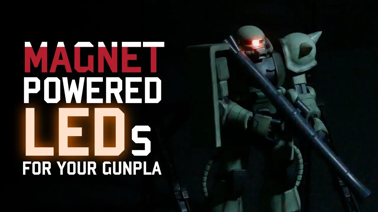 How to Power Micro LED Lights Using Rare Earth Magnets for Gunpla & Miniature Dioramas Pt. 2