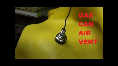 Installing A Gas Can Vent Cap That Won't Break & Will Not Pop Open - Tire Valve Stem Air Vent