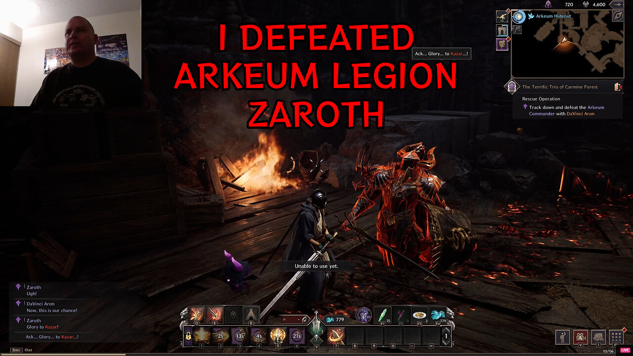 I DEFEATED ARKEUM LEGION ZAROTH