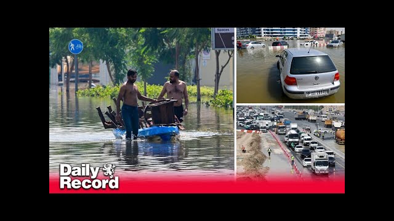 Dubai flood disruption continues as travel chaos continues four days after record rainfall