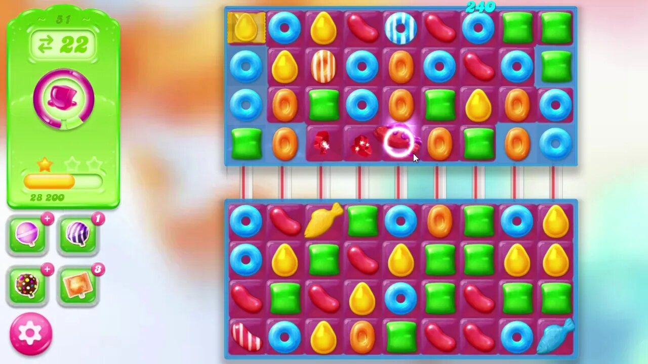 Candy Crush Jelly Saga Level 51
