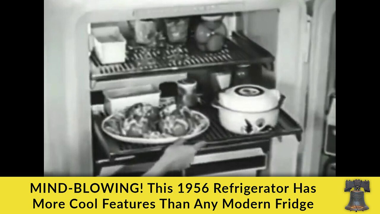 MIND-BLOWING! This 1956 Refrigerator Has More Cool Features Than Any Modern Fridge