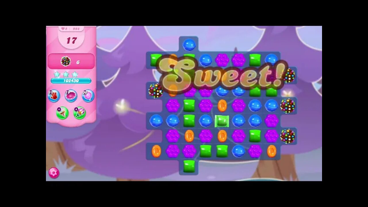 Candy Crush Saga Level 988