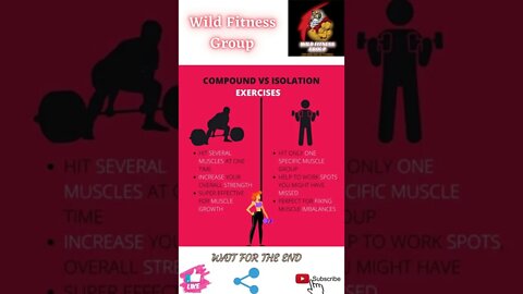 🔥Compound vs isolation exercises🔥#shorts🔥#wildfitnessgroup🔥11 April 2022🔥