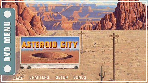 Asteroid City - DVD Menu