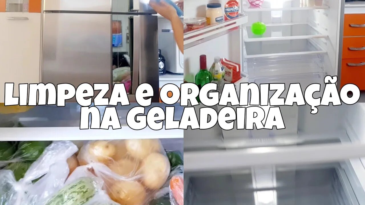 LIMPEZA E ORGANIZAÇÃO NA GELADEIRA