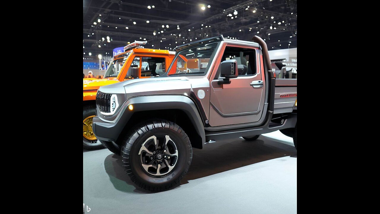 New Mahindra Thar Electric and Scorpio PickUp Concept Walkaround