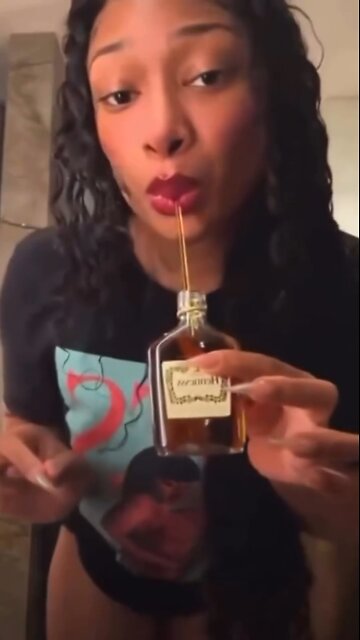 Megan Thee Stallion celebrating her #1 song Hiss