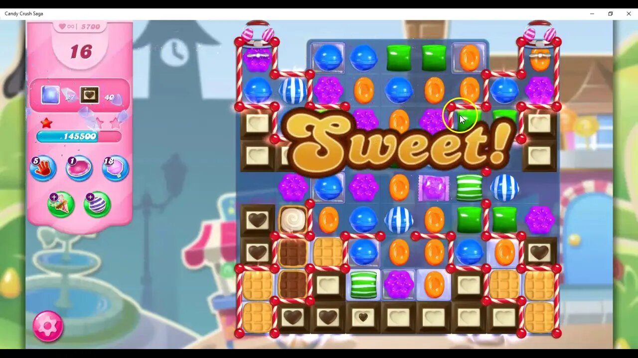 Candy Crush Level 5700 Talkthrough, 30 Moves 0 Boosters