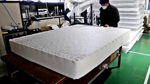 Korean Bed Factory That Make Foam Mattress Like Soft Cake