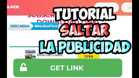 COMO SALTA LA PUBLICIDAD DE CUALQUIER ACORTADO O SITIO WEB EN UN MINUTO(TUTORIAL)