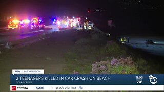 Speed and DUI played a role in crash that killed two teens san diego police say