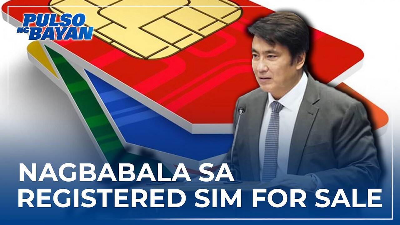 Sen. Bong Revilla, nagbabala sa registered SIM for sale