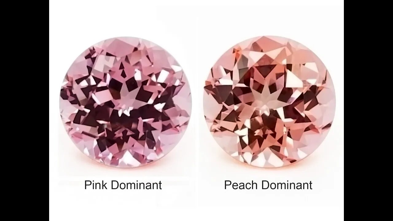 Chatham Round Champagne Sapphires: Available in Pink Dominant or Peach Dominant