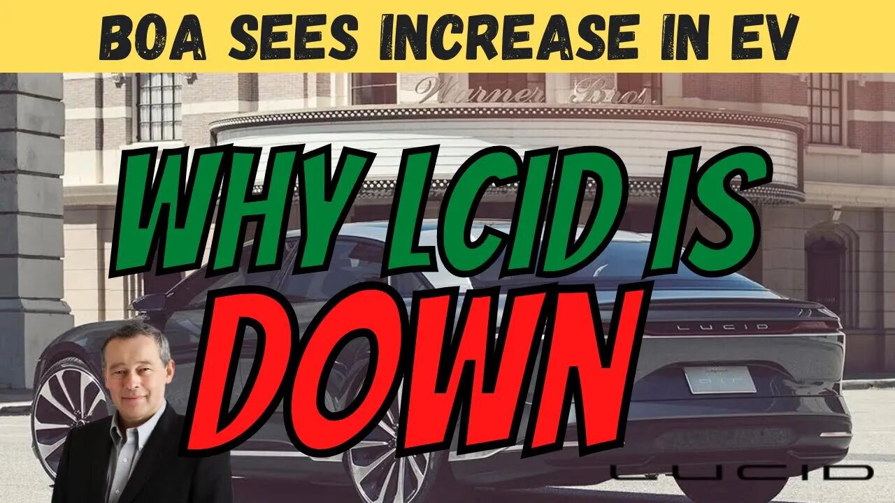 Why LCID is DOWN ⚠️ BoA Sees EV Lending Increase │ MUST WATCH $LCID