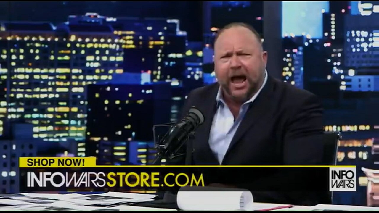 Alex Jones Angry Plugs