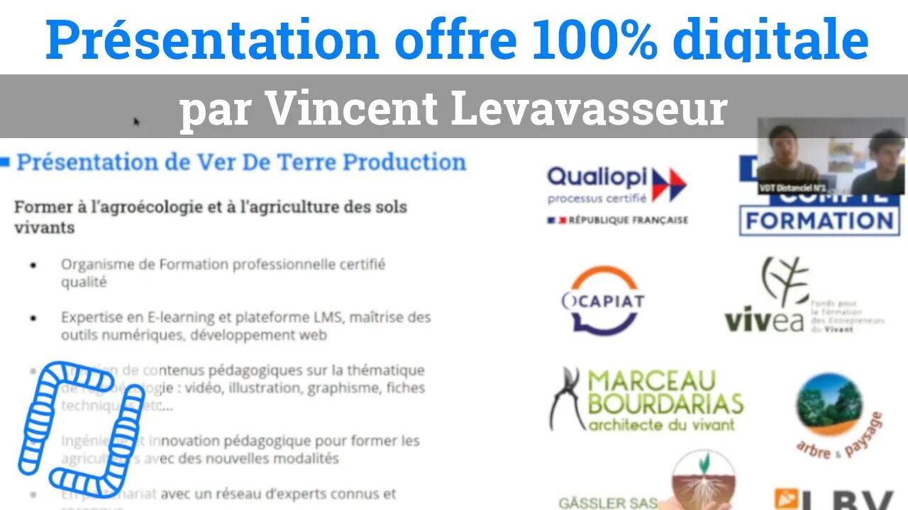 Présentation de l'offre 100% digitale, par Vincent Levavasseur