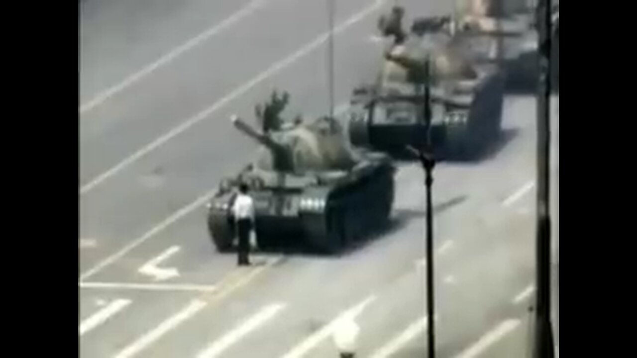 tank man - tiananmen square, 1989