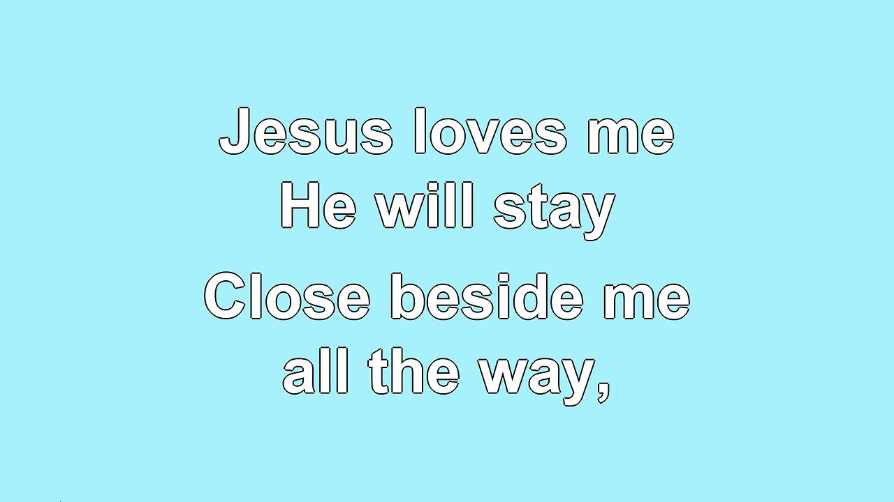 Jesus Loves Me V4