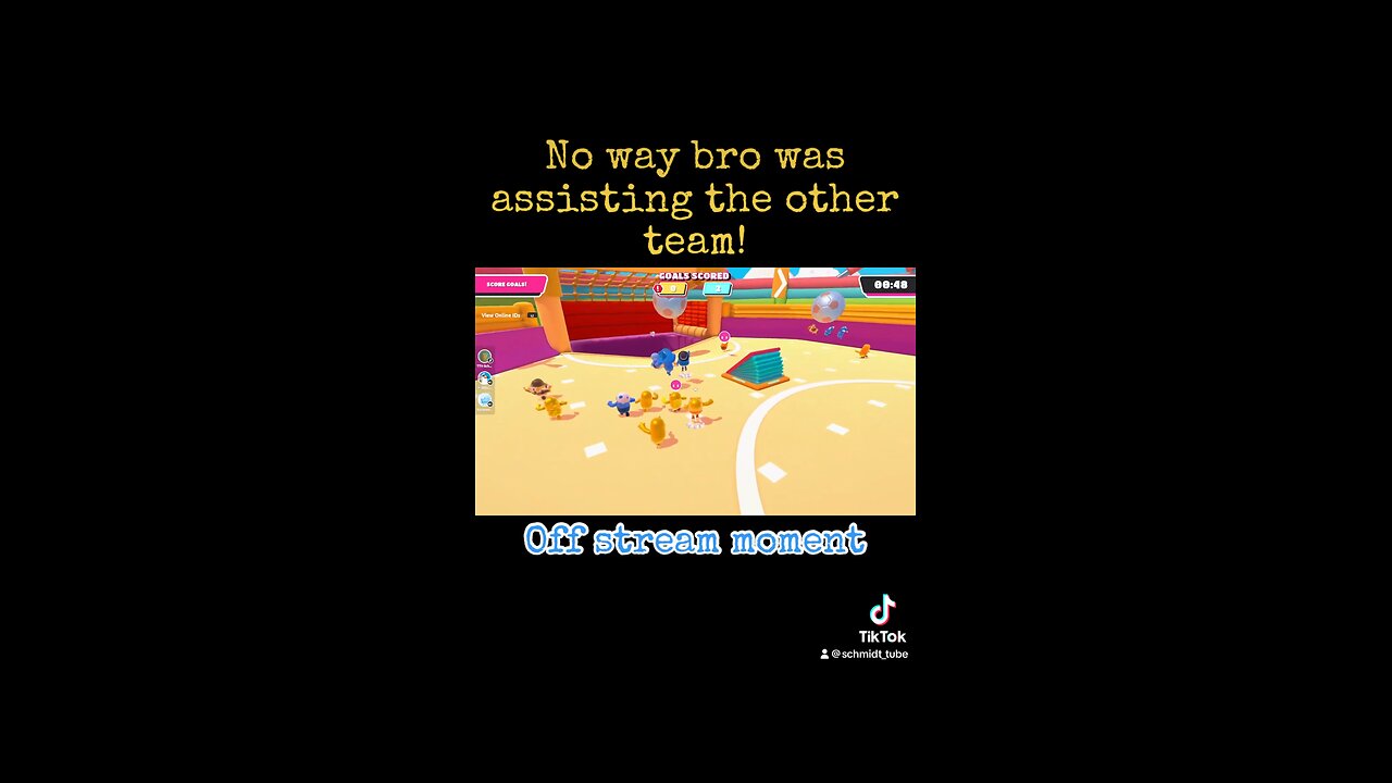 #fallguys #fallballcup #fallball #assist #alleyoop #funnymoment #offstream #fyp #shorts