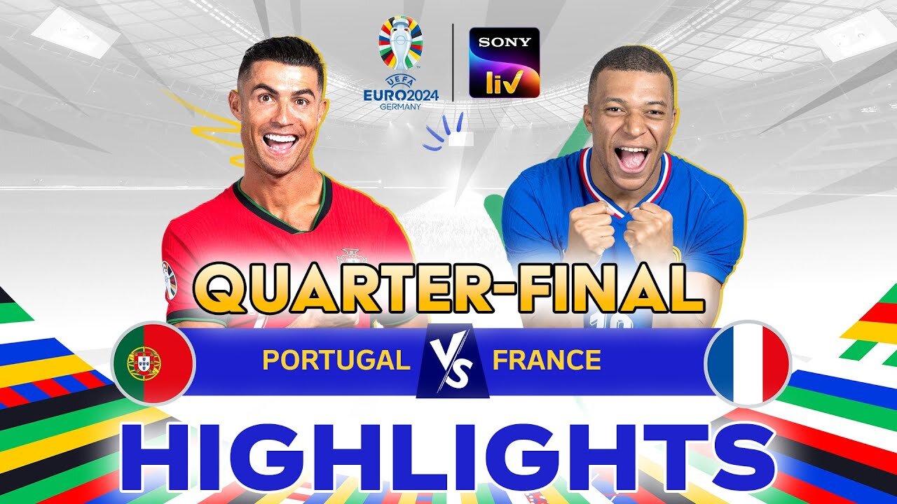 Portugal 0 - 0 France (3 - 5 Penalties) | Highlights | UEFA Euro | 6th July 2024