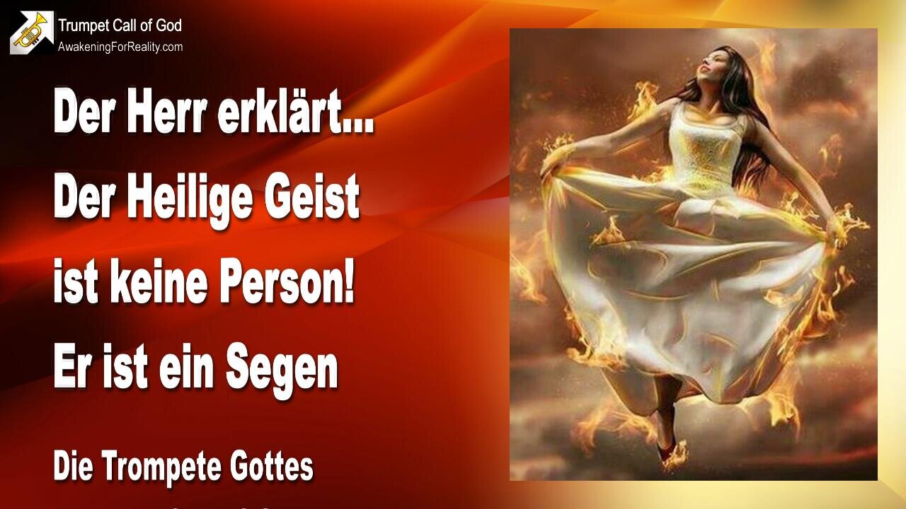 19.04.2005 🎺 Der Herr erklärt... Der Heilige Geist ist keine Person, Er ist ein Segen