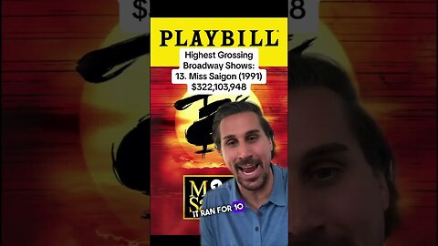 MISS SAIGON BROADWAY BANK #shorts