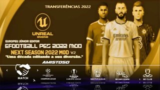 PES 2022 PS2 100% ATUALIZADO