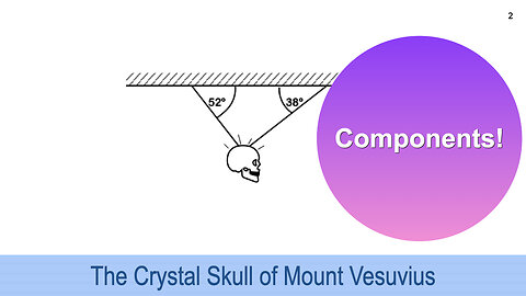 Exam 2 problem, the crystal skull of Mount Vesuvius