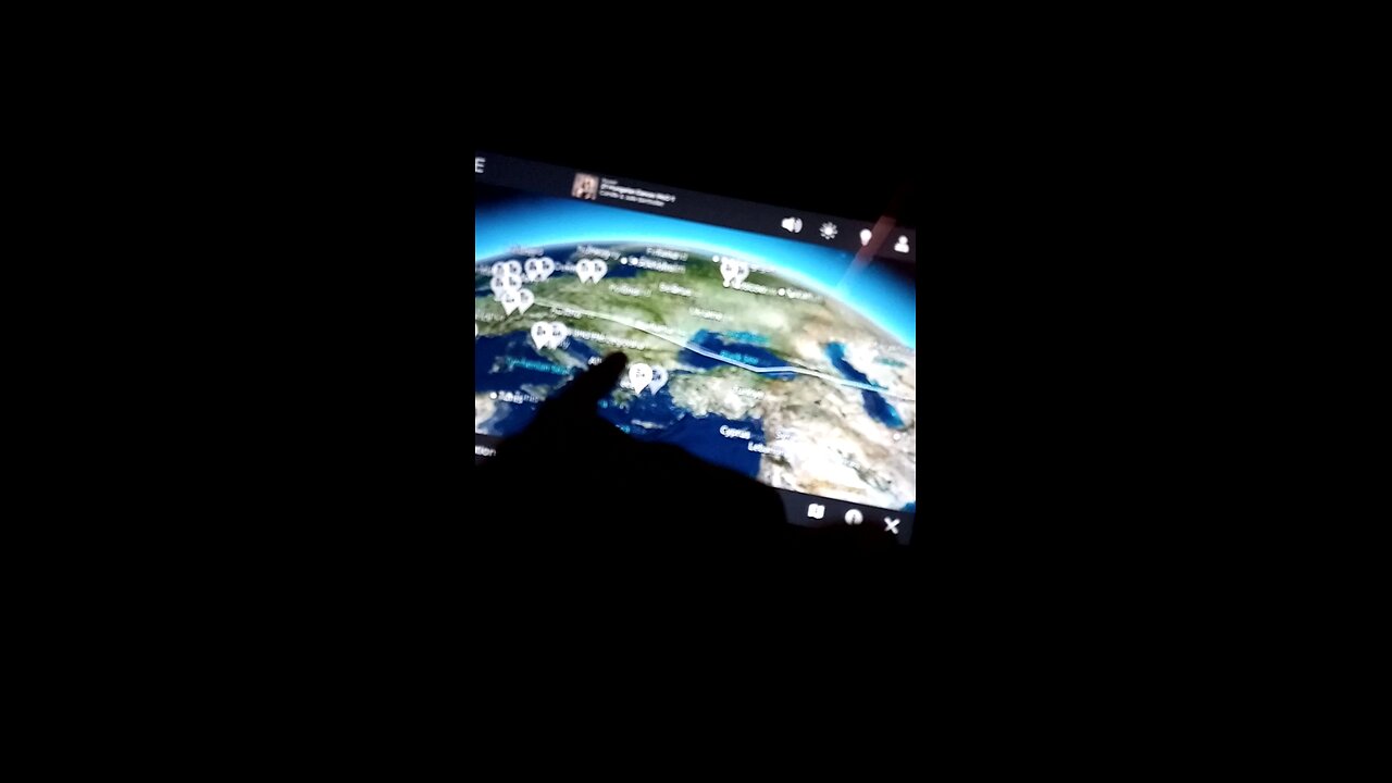 Earth view in Airplane Airplane