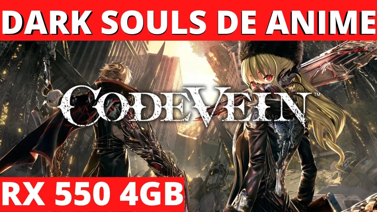 O DARK SOULS DE ANIME QUE NÃO DÁ FOBIA - Início de Gameplay - CODE VEIN - #PC #DarkSouls #CodeVein