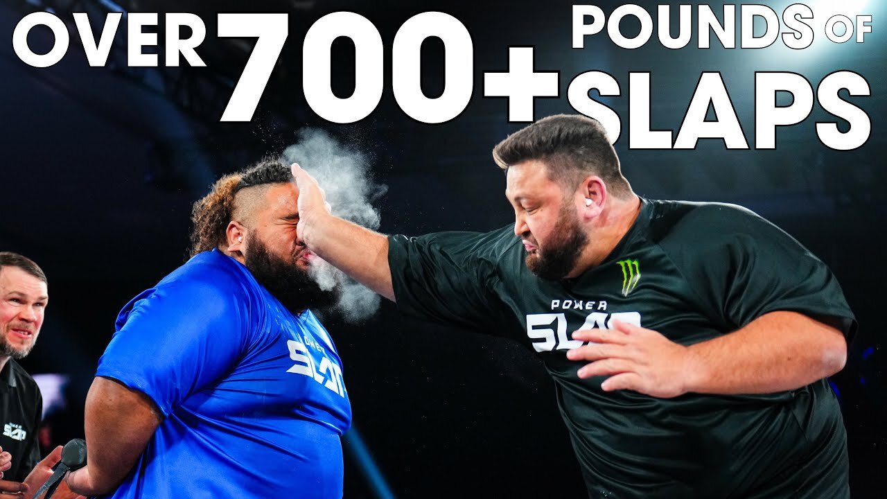 Super Heavyweights Land Massive Slaps | The Slap Game 6: Danie Van Heerden vs Makini Manu