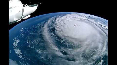 View from space of #Hurricane #Milton as it is re-intensifying over the southern Gulf of Mexico.
