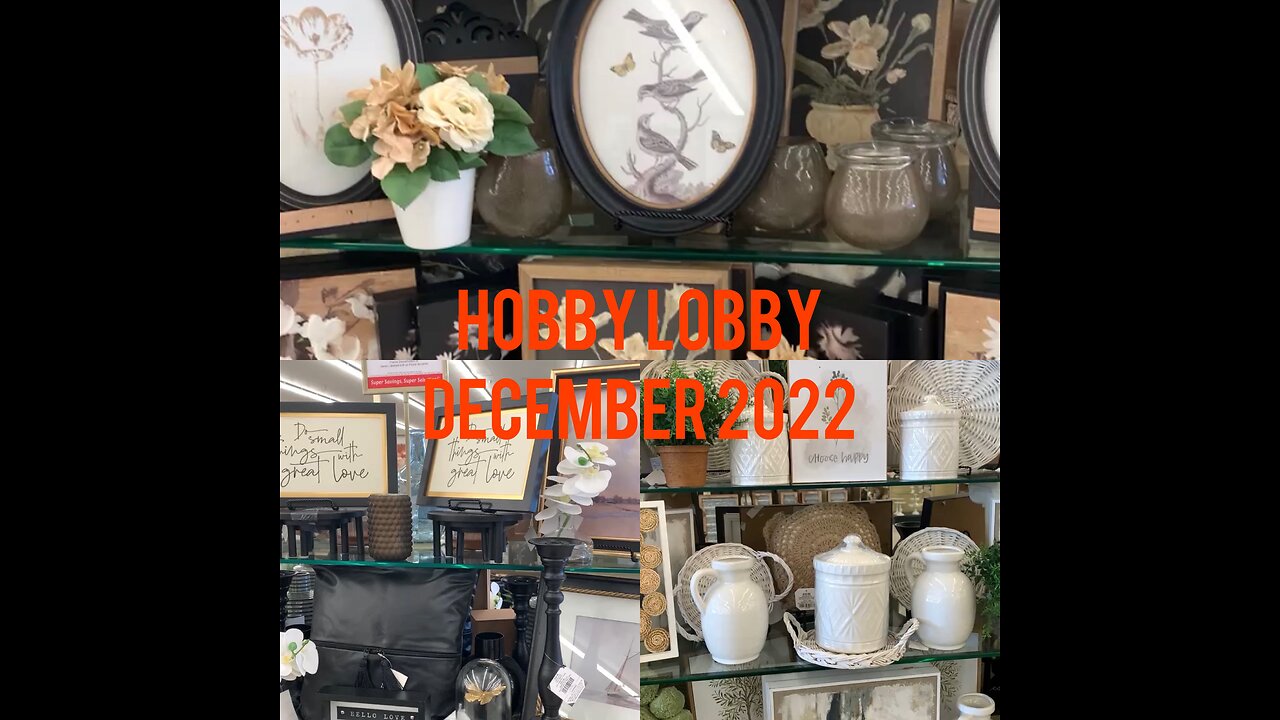 Hobby lobby, December 2022