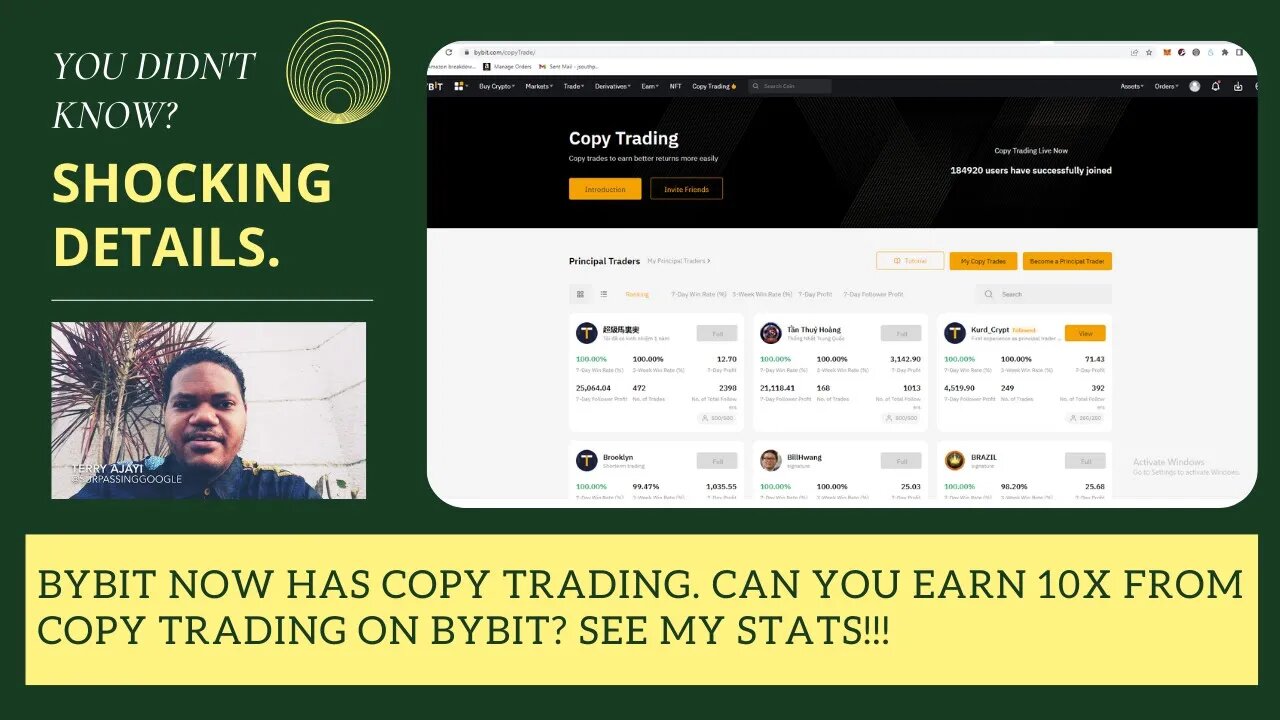 Bybit Now Has Copy Trading. Can You Earn 10x From Copy Trading On Bybit? See My Stats!!!