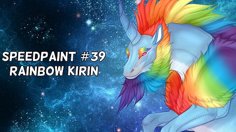 [SAI] Speedpaint #39 - Rainbow Kirin