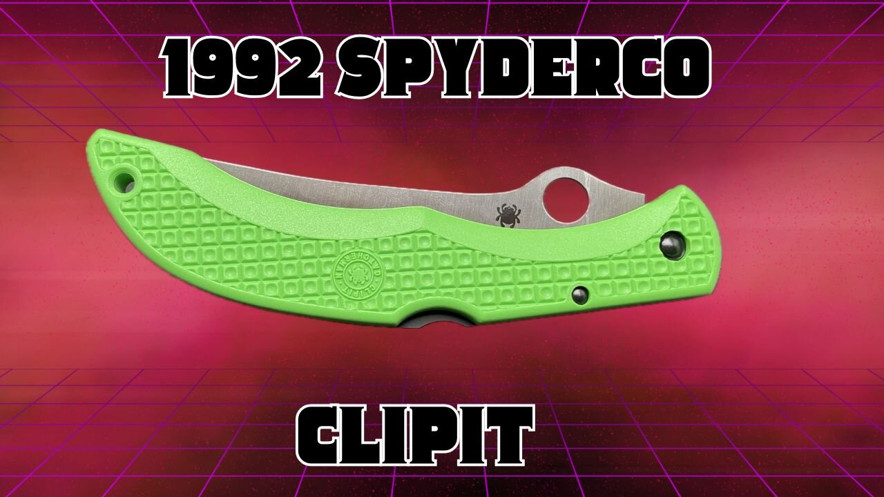 WOW THIS REALLY TAKES ME BACK!!!1990s RETRO SPYDERCO UNBOXING