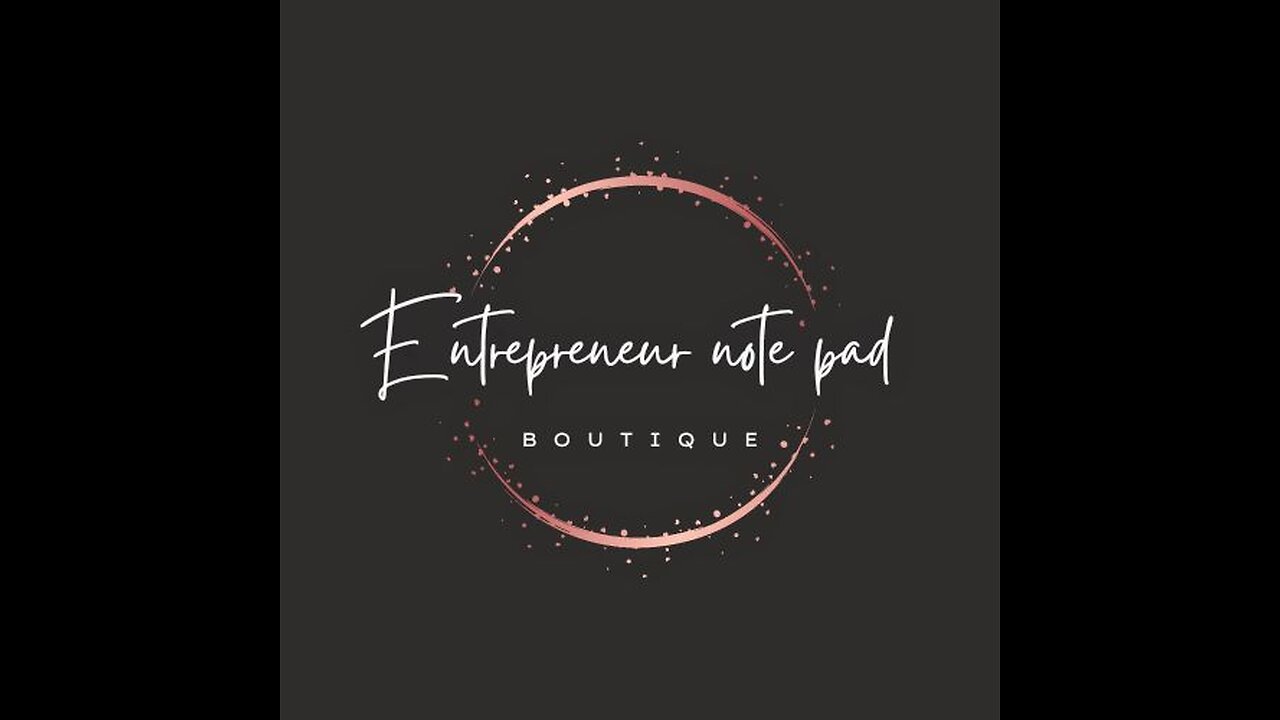 Entrepreneur note pad