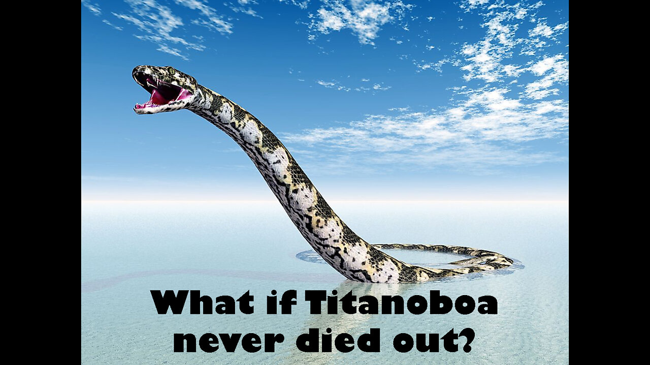 What If Titanoboa Snake was around today?