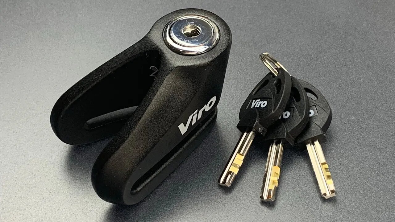 [885] Forced Open in 2 Seconds: Viro 166 Motorcycle Brake Lock