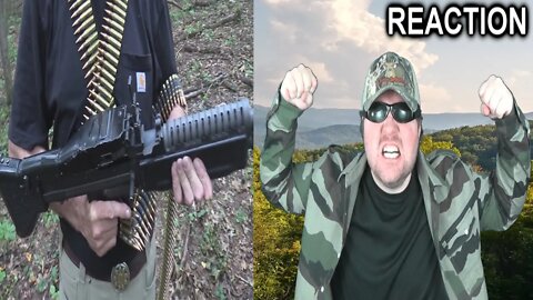 M60 Machine Gun Woods Walk REACTION!!! (BBT)