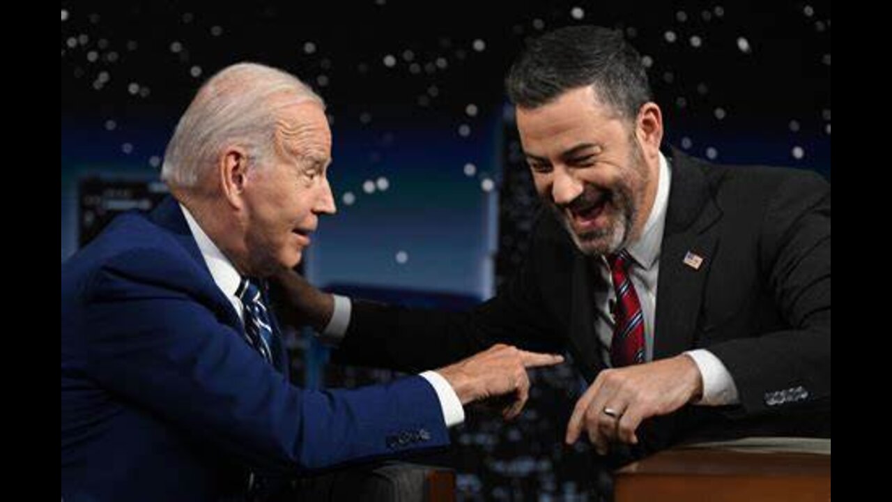 Biden Can't Make a Sentence, Kimmel Makes The Save