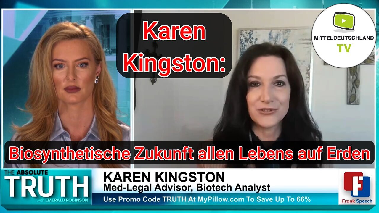 Karen Kingston: Biosynthetische Zukunft allen Lebens auf Erden@MitteldeutschlandTV🙈