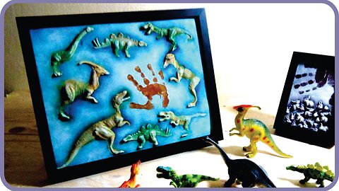 ❣Awesome DIY Baby Memory Board - Favorite Dinosaurs❣