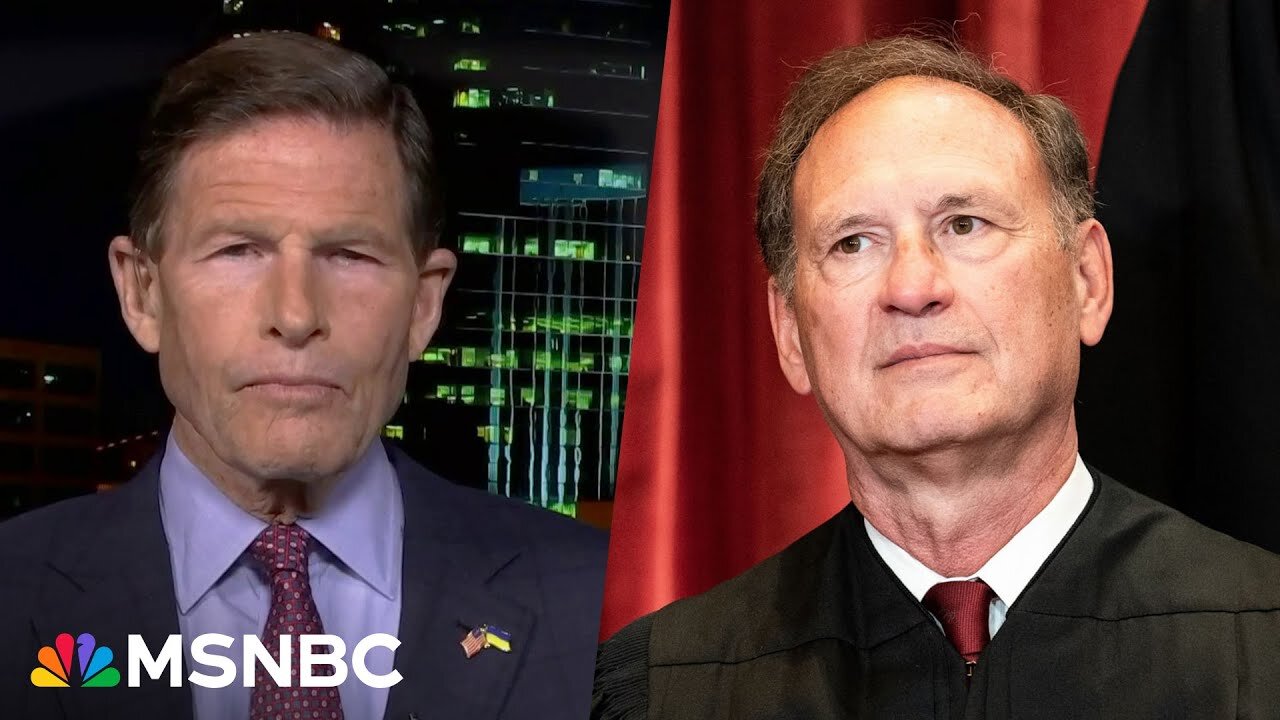 Utter disrespect': Sen. Blumenthal rips Justice Alito's 'bias' after flag scandal