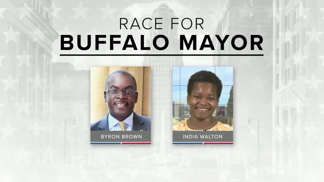 Buffalo Mayoral candidates India Walton and Byron Brown lead rallies to launch early voting