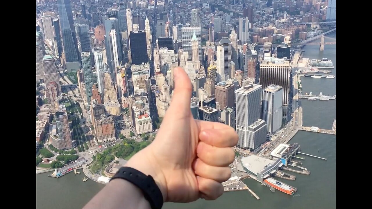 FlyNYON Open Door Helicopter Ride Over Manhattan - New York, Summer 2019 (full, raw, unedited)