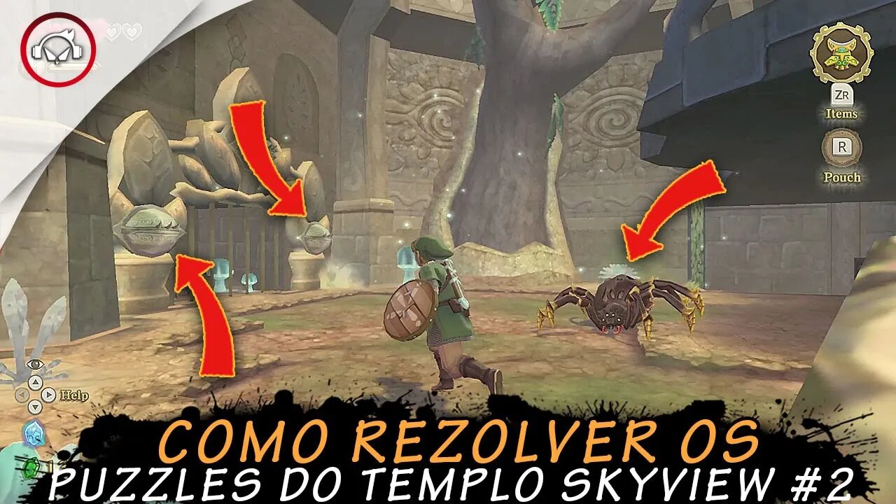 The Legend Of Zelda: Skyward Sword HD, Como REZOLVER os puzzles do TEMPLO SKYVIEW | super dica #2