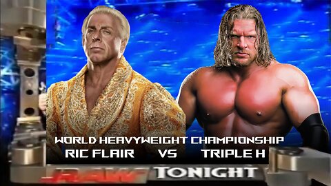 Ric Flair vs Triple H - World Heavyweight Championship (Full Match)