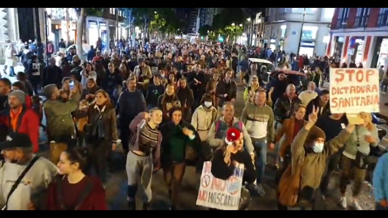 HISTÓRICA MANIFESTACIÓN EN VALENCIA